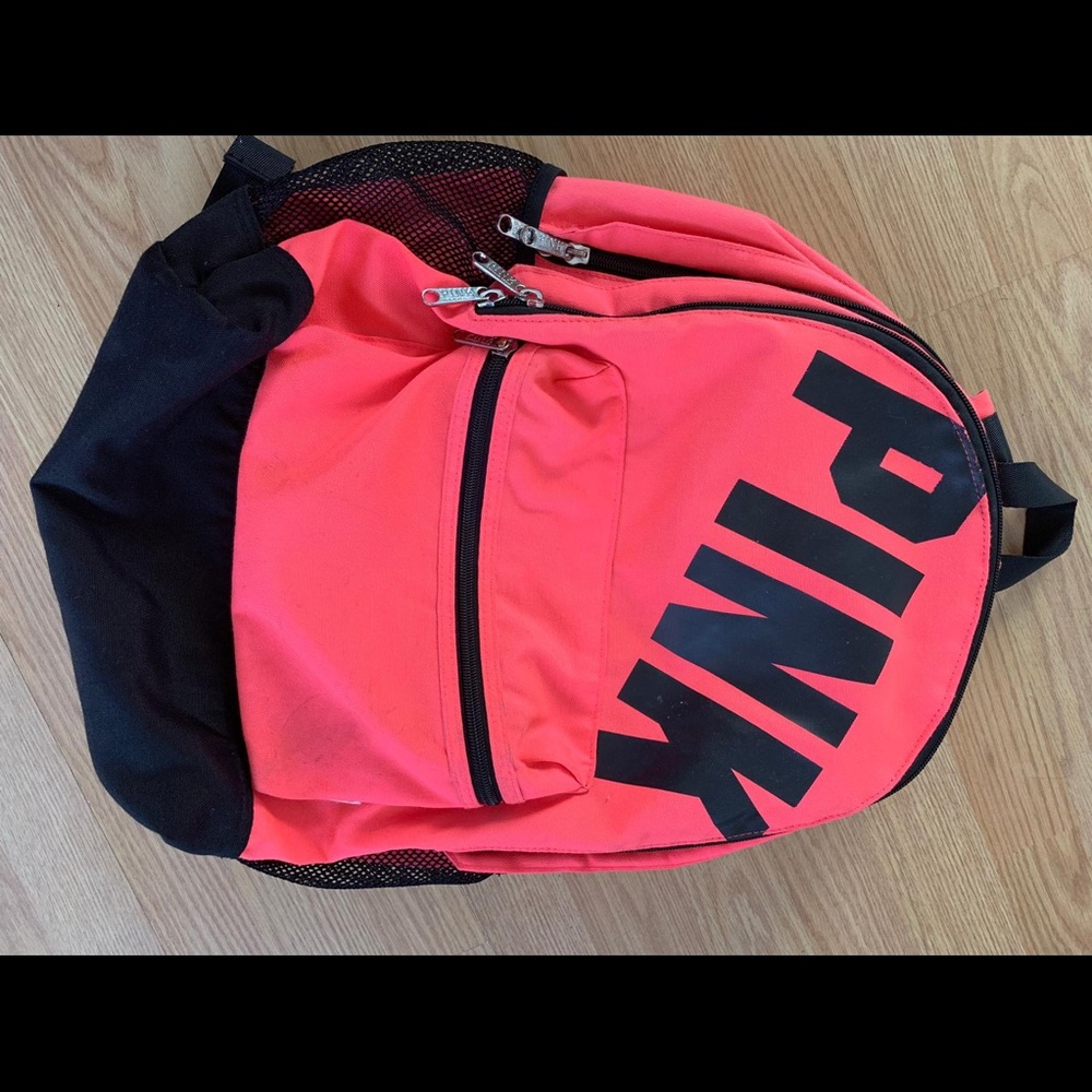 Pink backpack